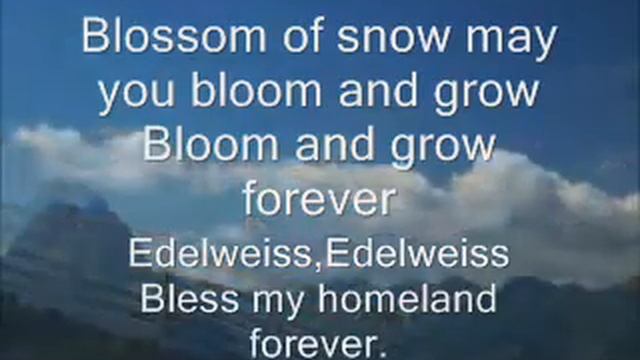 Edelweiss with lyrics from The Sound of Music - Singsnap cover (Trio)