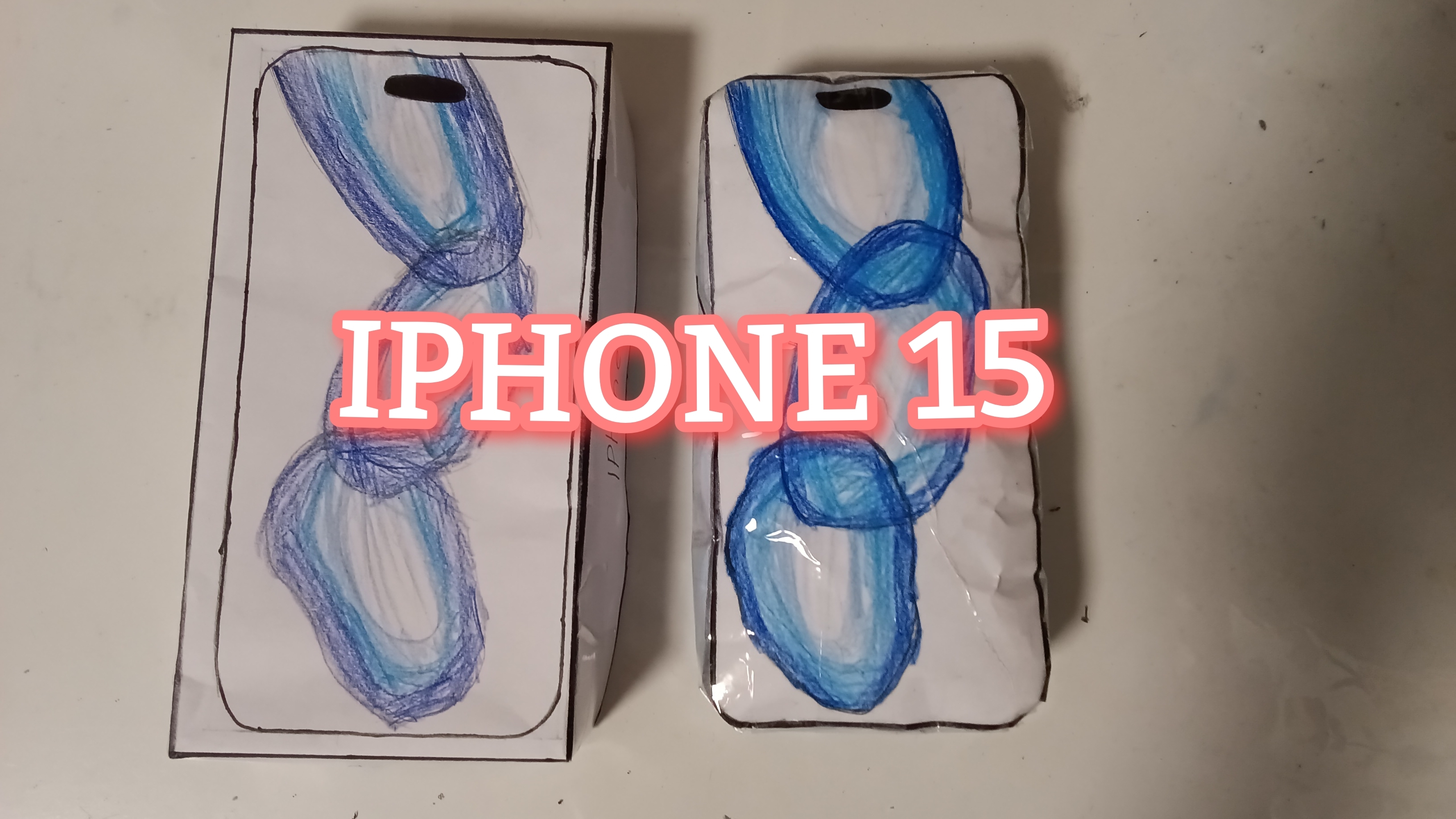 IPHONE 15- БУМАЖНЫЕ СЮРПРИЗЫ