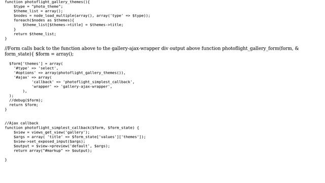 Drupal: Ajax Form to pull two different views
