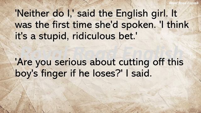 Learning English through story - An amazing story - Man From The South - Interesting S