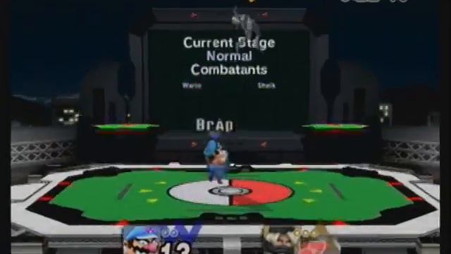 SSBB - Iris (Wario) vs Ankoku (Sheik)