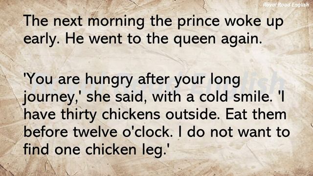 Learn English Through Story - The Prince and The Servants - English Story for Listening