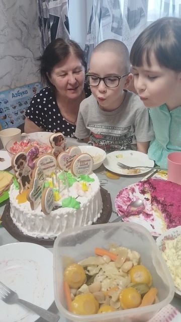 День рождение Есении и Макара