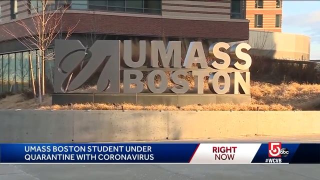 UMass Boston student with coronavirus visited campus health center after returning from China