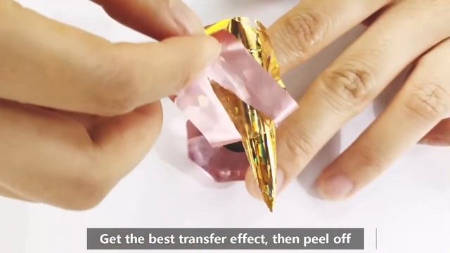 CANNI Transfer Foil Nail Gel Polish - How To Use?