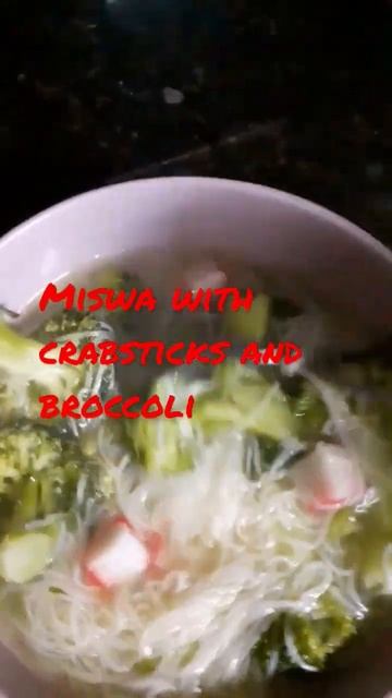 MISWA NA CRABSTICKS AT BROCCOLI #Buhayabroad para paraan lng para makatawid gutom #asmr #shortvedio