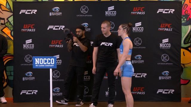 Lanchana Green vs. Josefine Knutsson - Weigh-in Face-Off - (FCR 10)