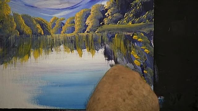 Colored trees with water
