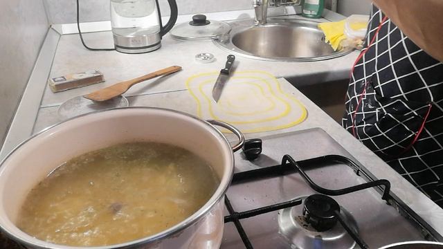 Суп с плавленным сыром