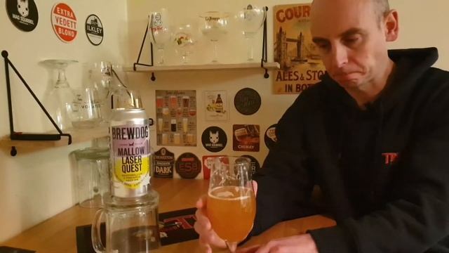 Brewdog Mallow Laser Quest Marshmallow & Pineapple Hazy IPA