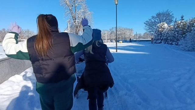 Зима в Калининграде, 16.02.2025