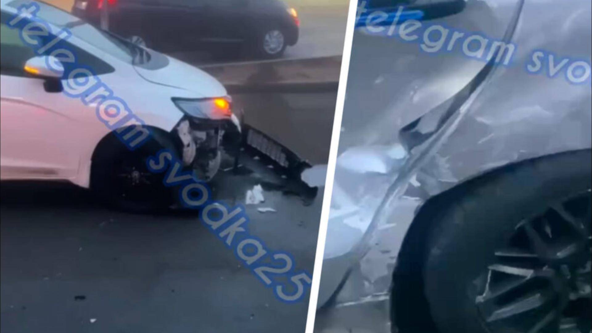 Житель Владивостока протаранил авто возле клуба и ограбил его пассажирку