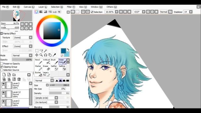 Speedpainting with Tara  #7- Original character