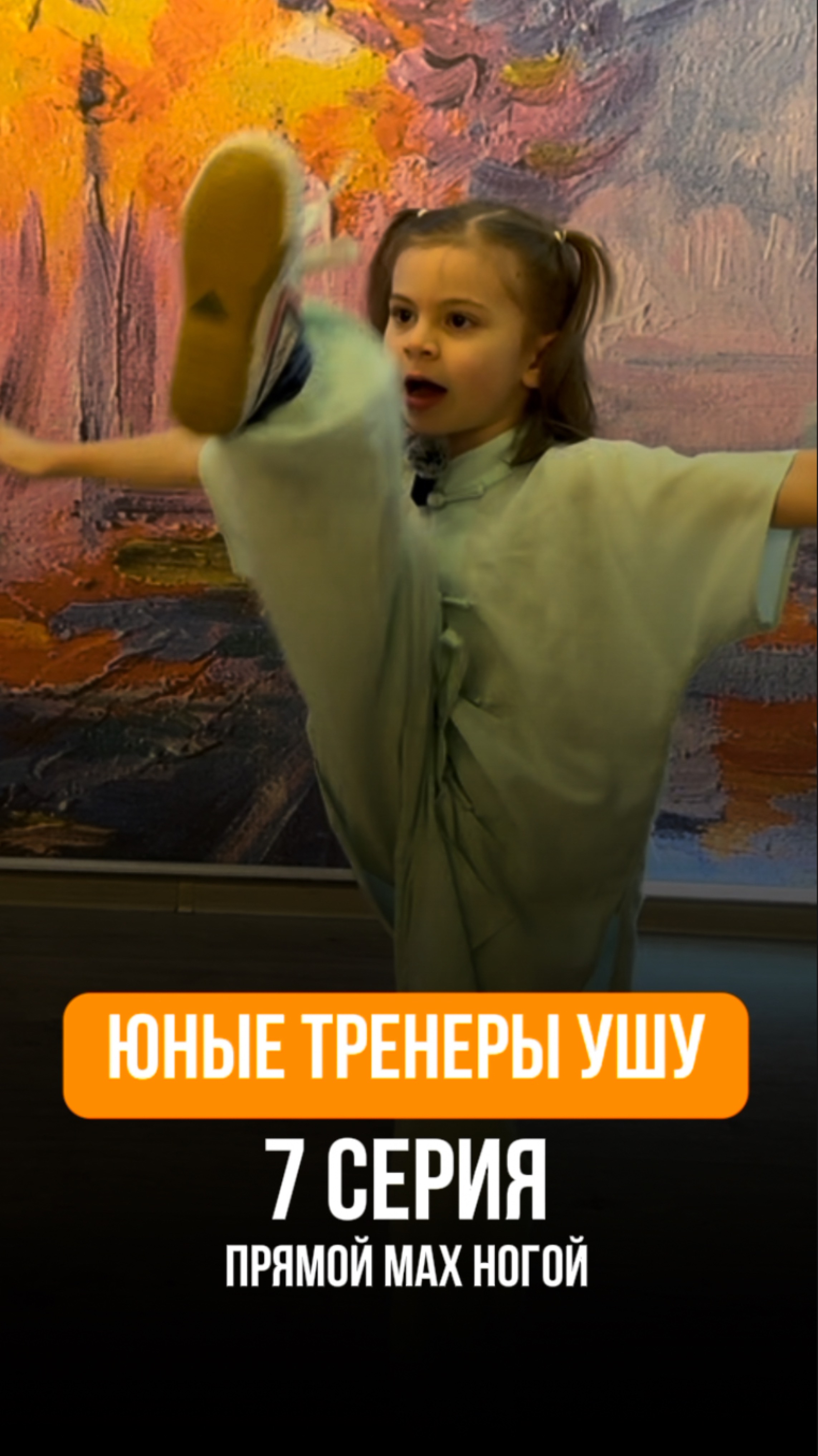 Юные тренеры ушу. 7 серия. Прямой мах ногой