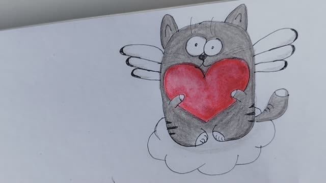 Влюблённый котик