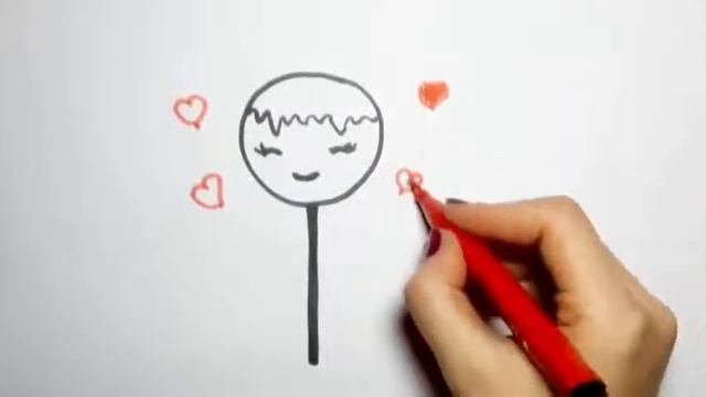Draw Chupa Chups for Kids \ Рисования Чупа Чупс для Детей