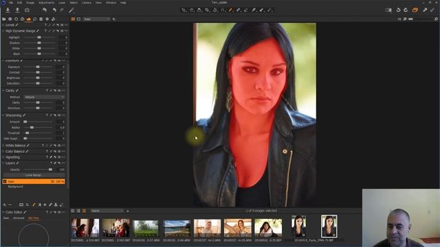 Dodge Burn com Luma Range no Capture One