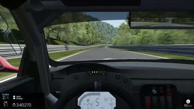 Project Cars - Multiplayer Race in the BMW M3 E92 GT @ Eifelwald (Nurburgring - Build 427)