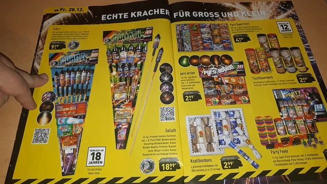 Feuerwerks Prospekte 2018/19/Rewe,Aldi,Netto