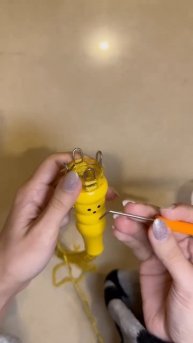 French knitter i-cord #shorts #knitting #handmade