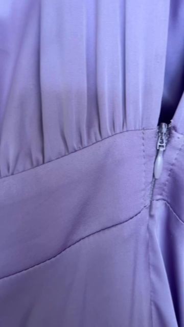 Женское Вечернее платье из шёлка фиолетовое