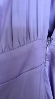 Женское Вечернее платье из шёлка фиолетовое