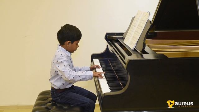 Aureus Academy Student Feature: Aditya performs "Minuet in C"