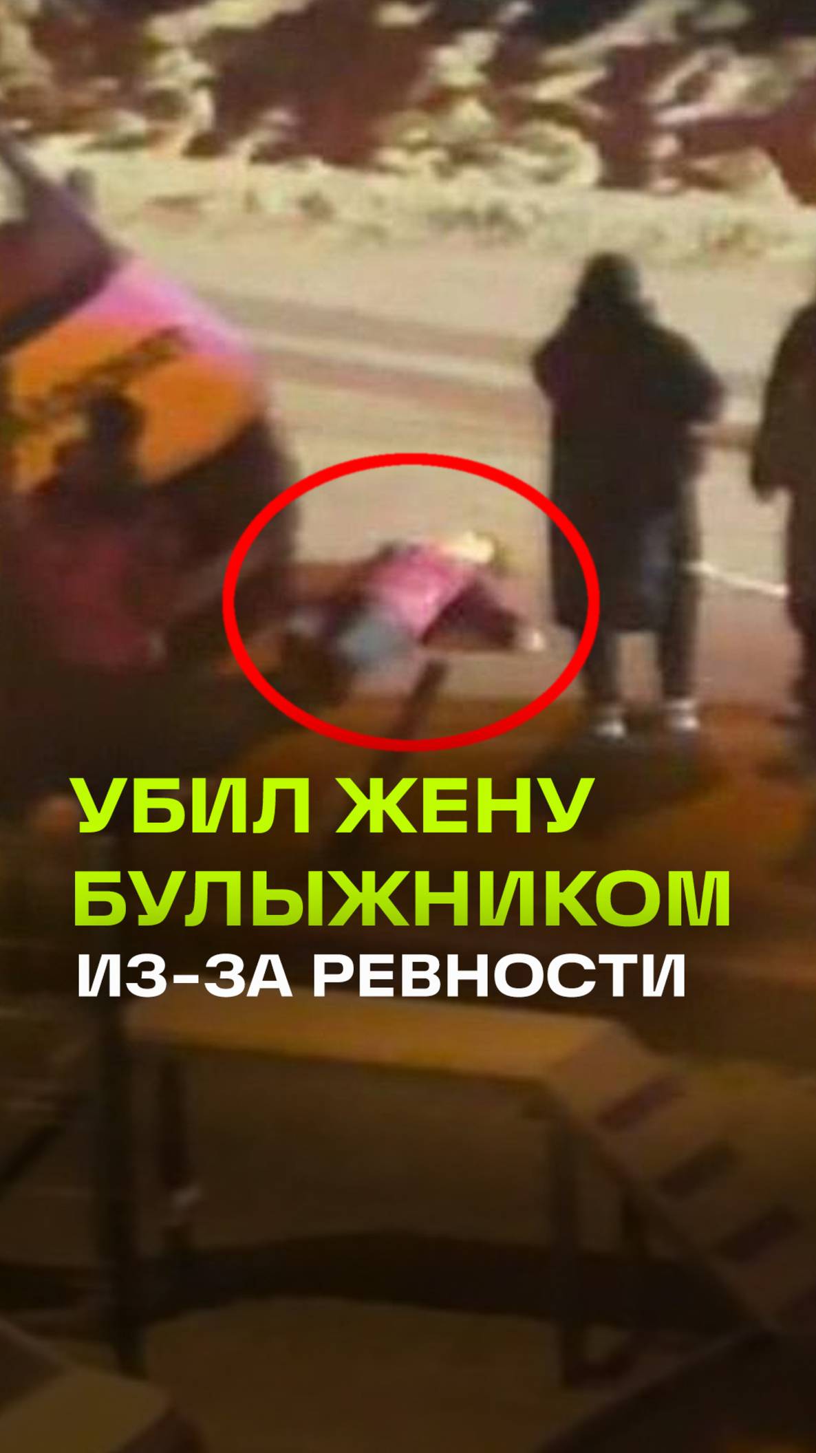 Мигрант приревновал супругу и до смерти забил ее камнем во дворе дома в Подмосковье