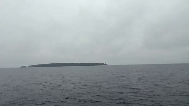 Метеор-048. Идём мимо Ивановских островов. Онежское озеро.