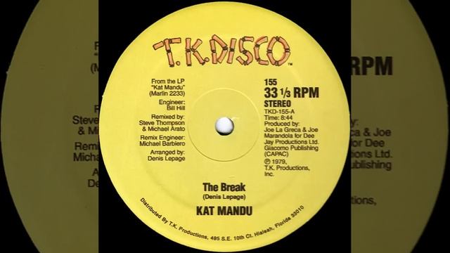 Kat Mandu - The Break (1979) 12"