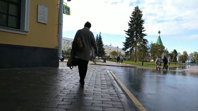 Нижний Новгород, вид снизу. Кремль 6а - макет Нижнего Новгорода начала XX века