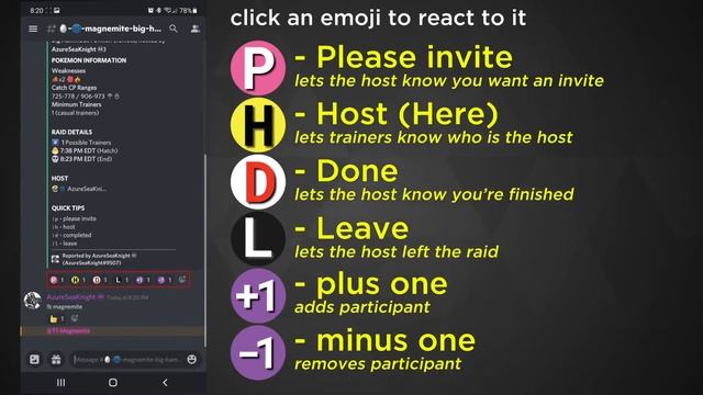 Pokemon Go - How to host a raid with Hemlock bot through discord. Super Easy!!!