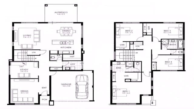 Simple House Plans With Basement (see description)