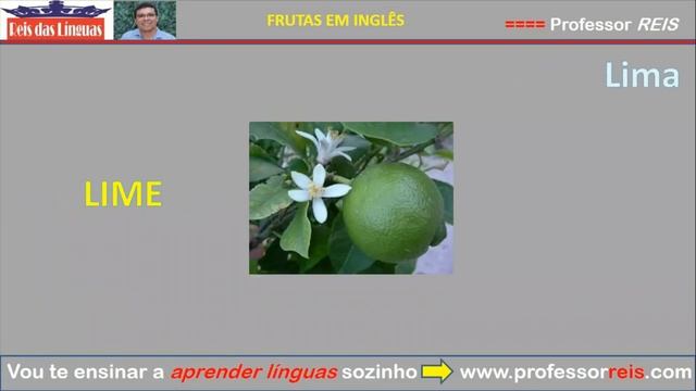 50 NOMES DE FRUTAS EM INGLÊS (vocabulário de inglês #12)