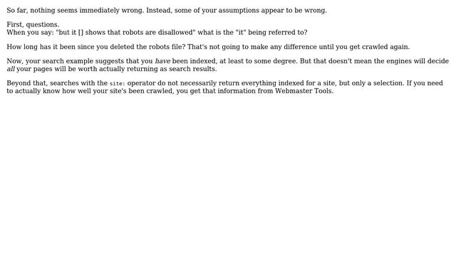 Webmasters: Robots are still disallowed even without a robots.txt file (3 Solutions!!)