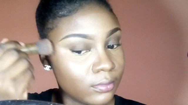 Peachy Lavender Makeup Look