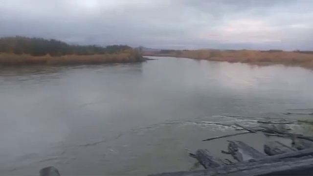 Рухнул старый мост через р. Индигирка