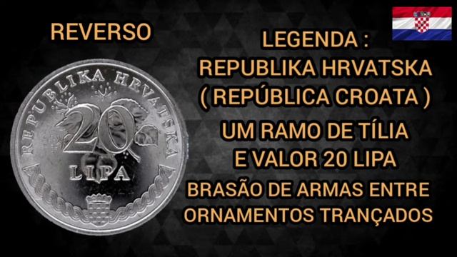 MOEDA DA CROÁCIA 🇭🇷 2009 - 20 LIPA