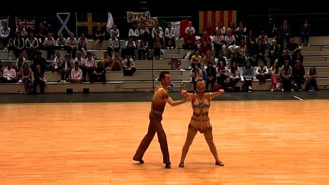 world baton twirling championship 2010 - senior pairs finals - italy