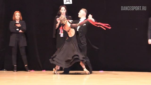 Nikita Kostalev - Elena Radaeva RUS | English Waltz | WDSF Int Open Standard - Sochi 2018