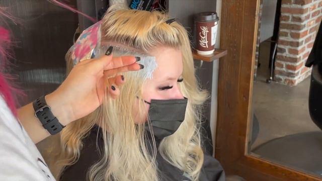 Pastel Pink Hair tutorial - full appointment
