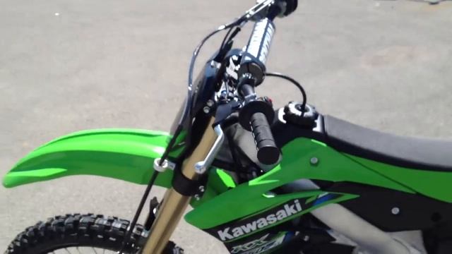 2013 Kawasaki KX250F in Lime Green Motocross Bike Monster Energy KX 250F