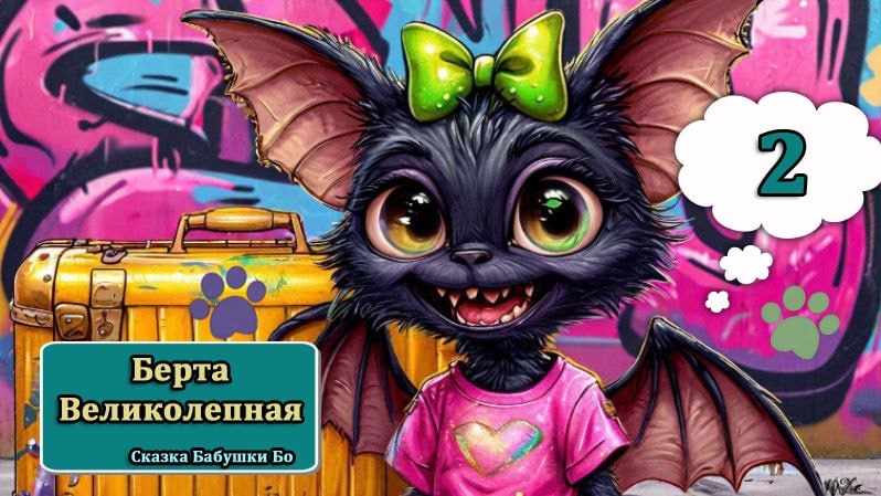 Берта Великолепная.🌞2-я часть.🌞Берта и королева уборщиц.🔵мультфильм🔵