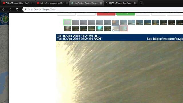 Lets look at the Sun Rise And it's Weird FLASH's of PLASMA Anomalies?  on 04-01-19 FAA Cameras