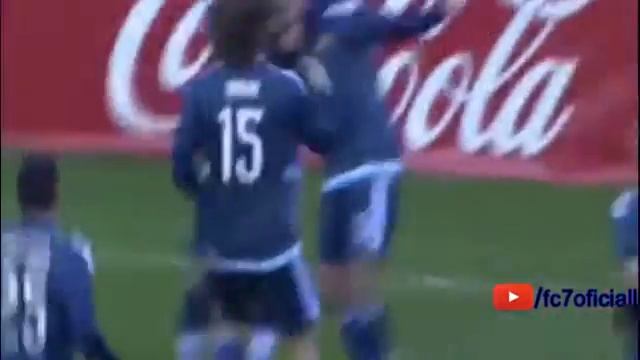 Mancuello Goal Argentine vs El Salvador 2-0 Friendly Match 28/03/15