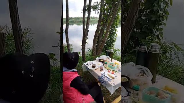 Отдых с супругой на карьере