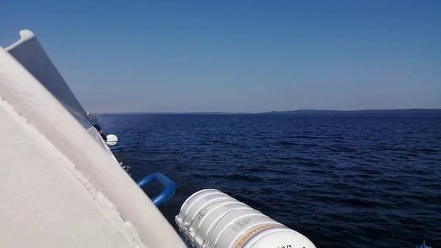 Метеор 068. Выходим в Онежское озеро из Губы.