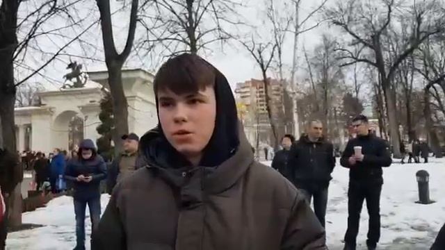 Несанкционированная акция протеста 23.01.2021г. в г. Ростов-на-Дону
