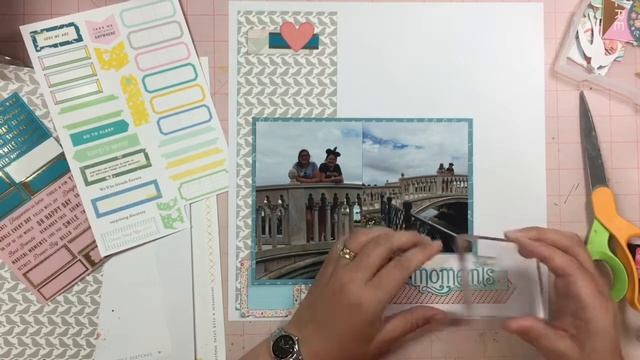 Scrapbook Process: Sweet Moments // Citrus Twist