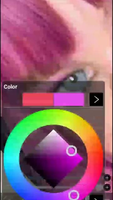 Victoria de Angelis coloring hair purpule / #coloringhair #victoriadeangelis #maneskin